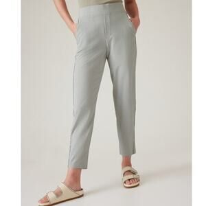 NWT Athleta Brooklyn Textured Ankle Pant Green
City Stripe Pants Size 10